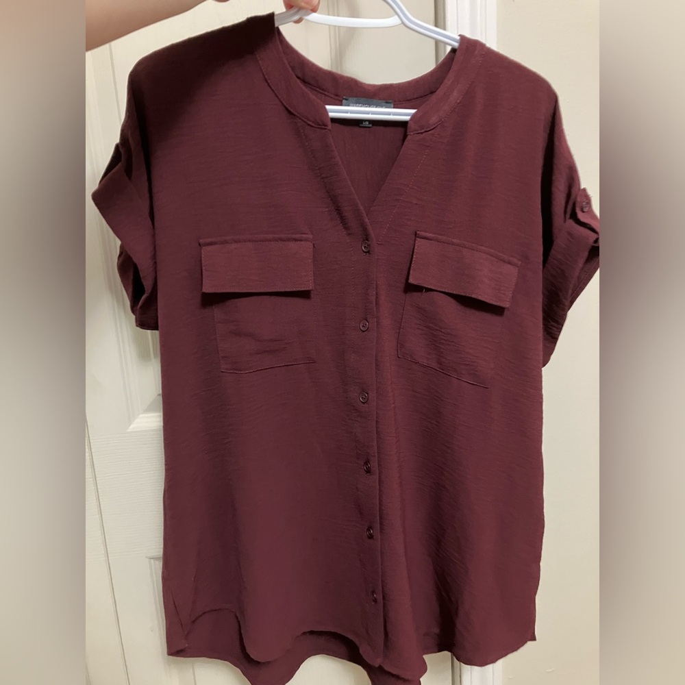 Warehouse one blouse - burgundy color - Picture 5 of 5